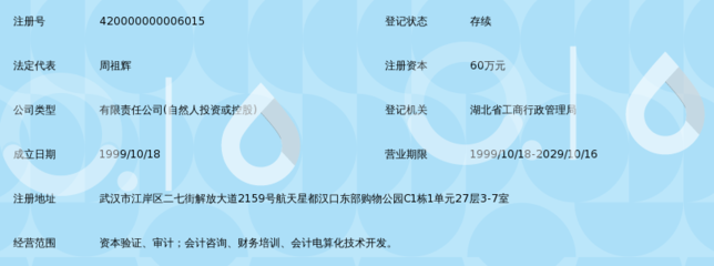 湖北中信会计师事务有限责任公司